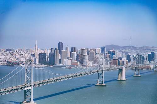 san francisco gray suspension bridge taken at daytime bridge